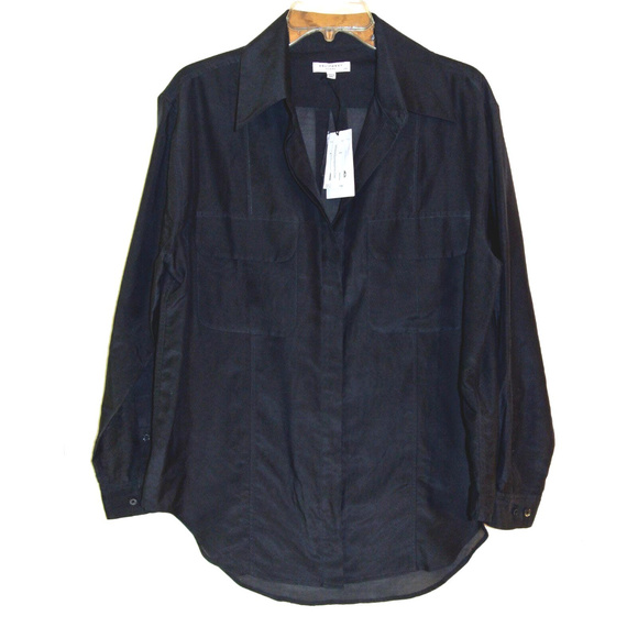 Equipment Tamsen Eclipse Cotton/Silk Blend Blouse - Picture 1 of 8